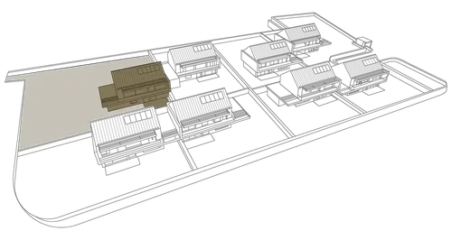 Emplacement Villa 1 sur plan